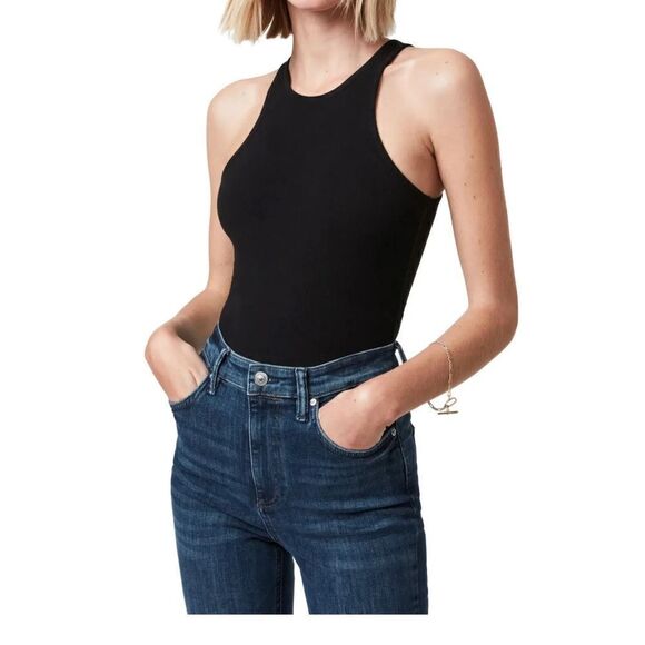 ALLSAINTS Jamie Ribbed Thong Bodysuit - Picture 1 of 6